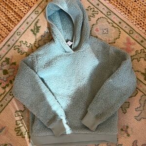 Athleta girl fleece hoodie sweatshirt VGUC